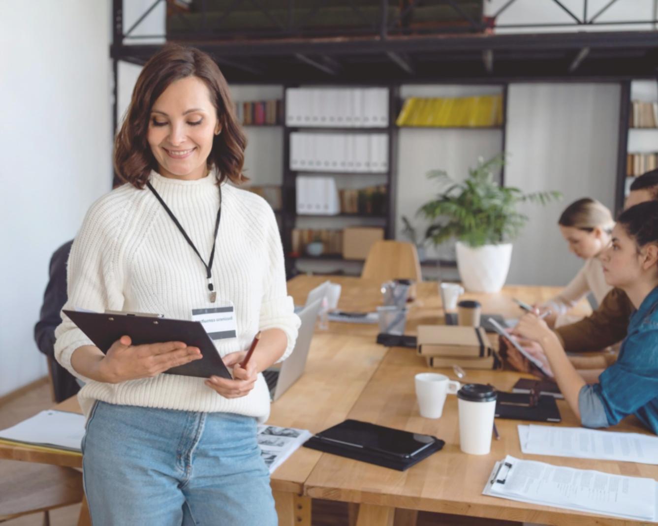Financial education resources and budgeting tools spread on desk